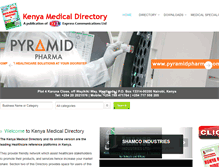 Tablet Screenshot of healthcareinkenya.com